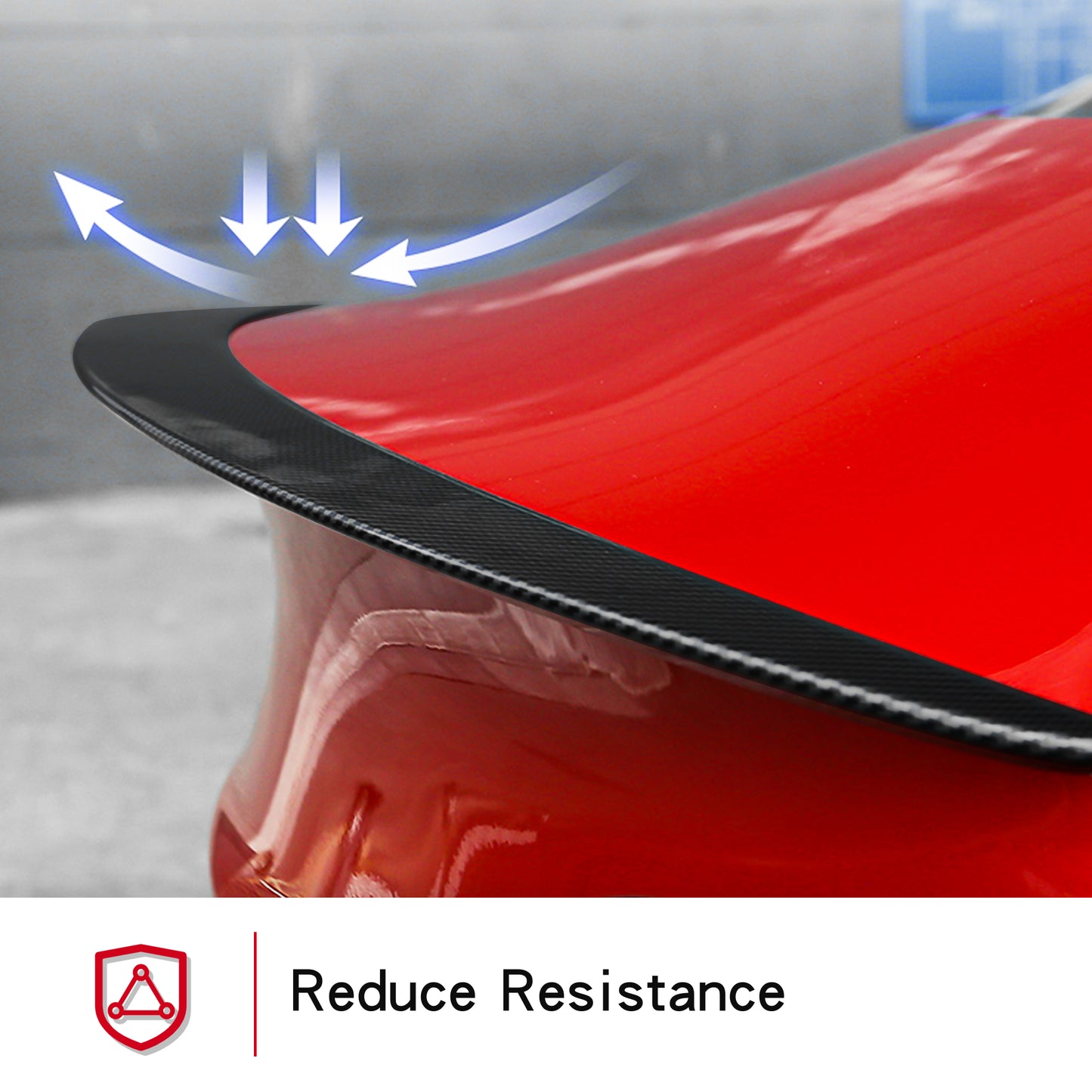 Arcoche Tesla Model Y Spoiler Wing Performance Rear Trunk Lip Tail Lid for Tesla 2020-2022 Model Y Accessories