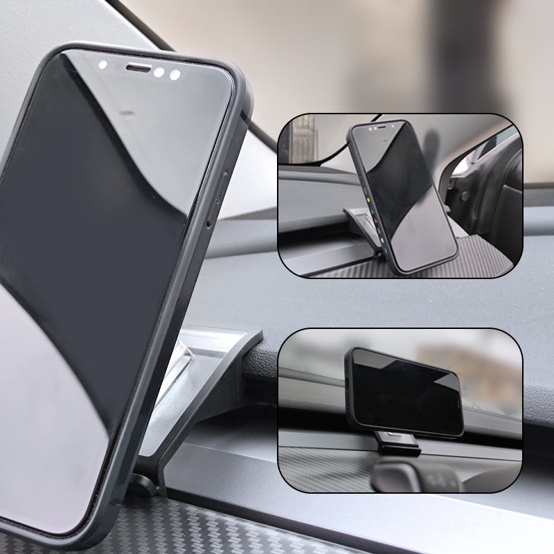 Car Magnetic Phone Mount for Tesla Model 3 / Y Strong Magnet Air Vent Mount 360°Adjustable Magnetic Phone Holder fit for All Phone with Two Metal Tabs