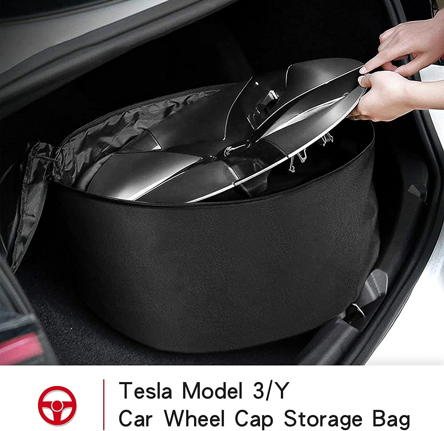 Tesla Model 3 Model Y Aero Wheel Cover Storage Carrying Bag Hub Cap Storage