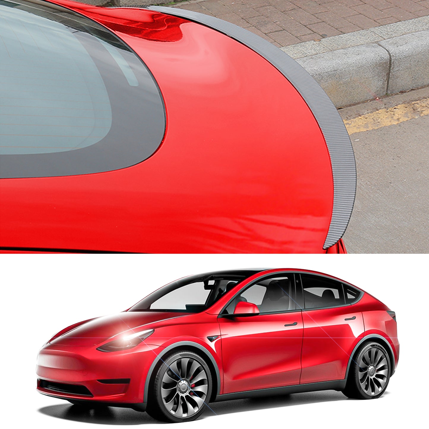 Arcoche Tesla Model Y Spoiler Wing Performance Rear Trunk Lip Tail Lid for Tesla 2020-2022 Model Y Accessories