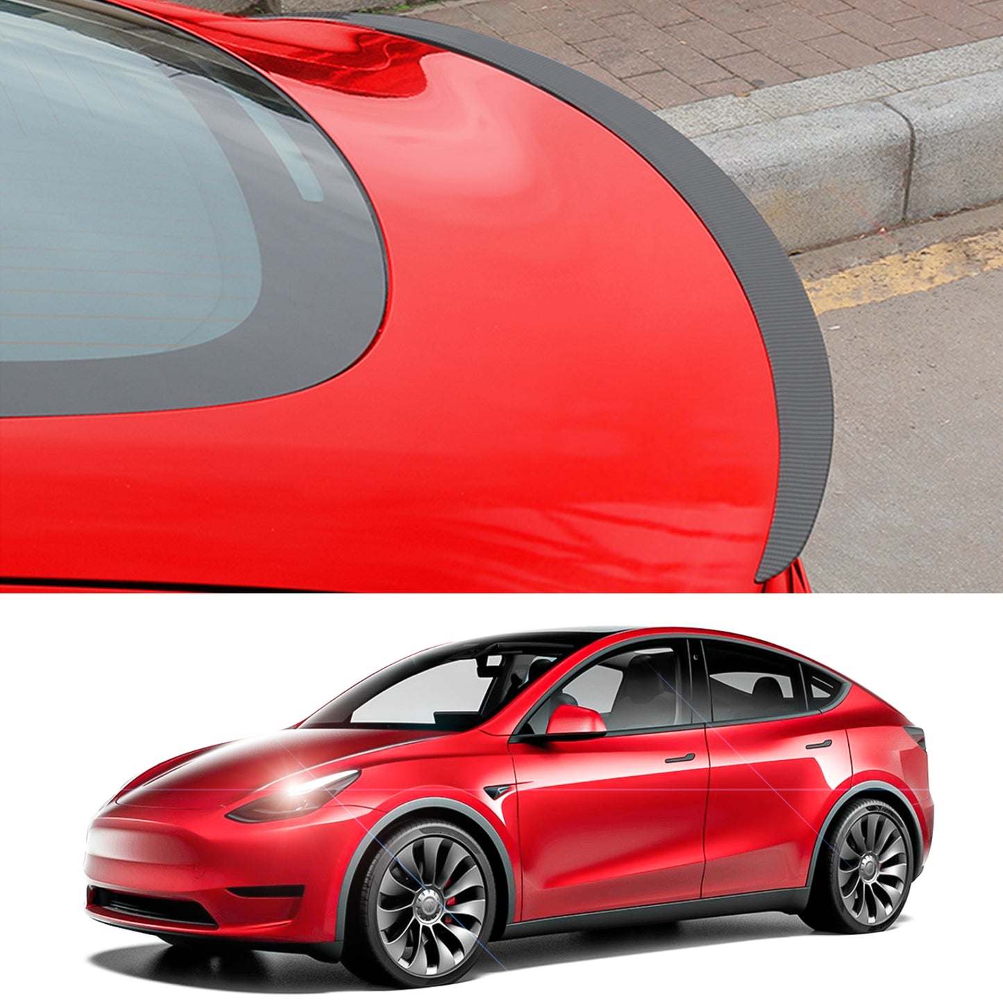 Arcoche Tesla Model Y Spoiler Wing Performance Rear Trunk Lip Tail Lid for Tesla 2020-2022 Model Y Accessories