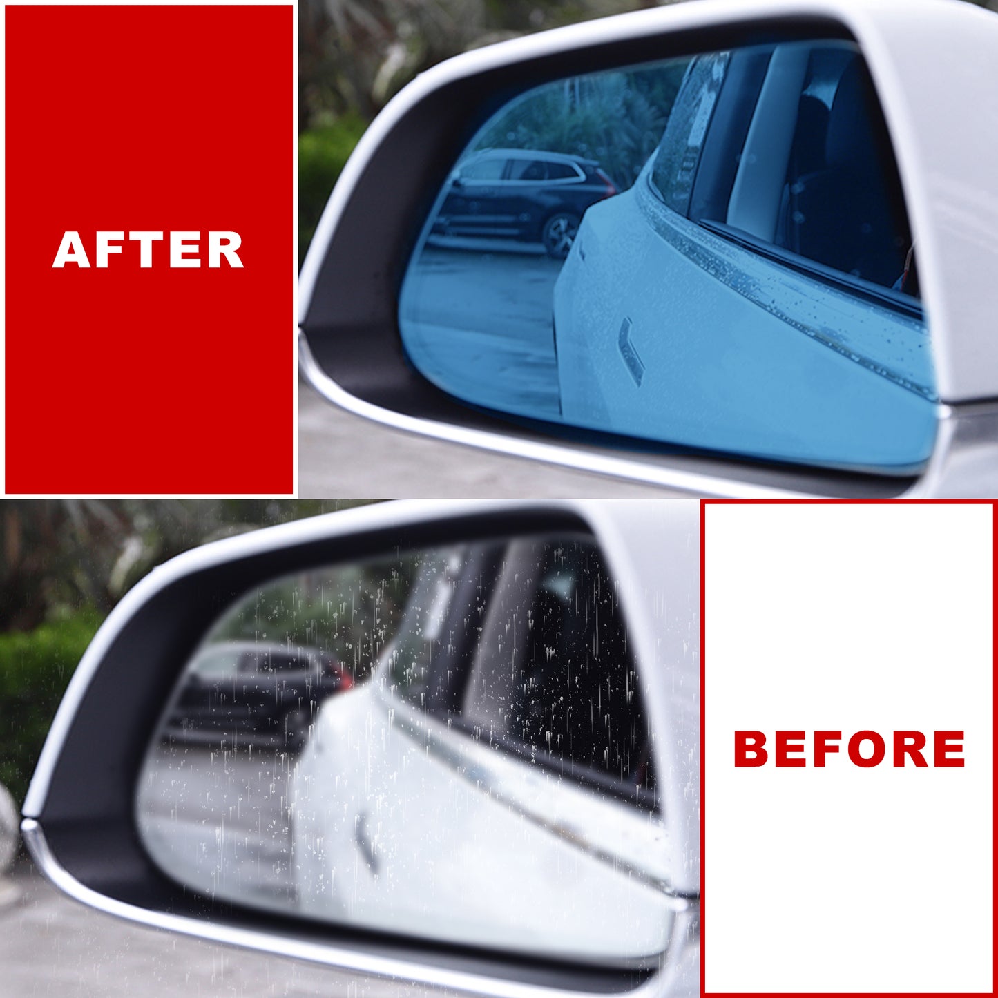 Arcoche Side Mirror for Tesla Model 3/Model y Rear View Mirror with Anti Glare Panoramic Blue Glass Lens and Heat defogging (1 Pair)