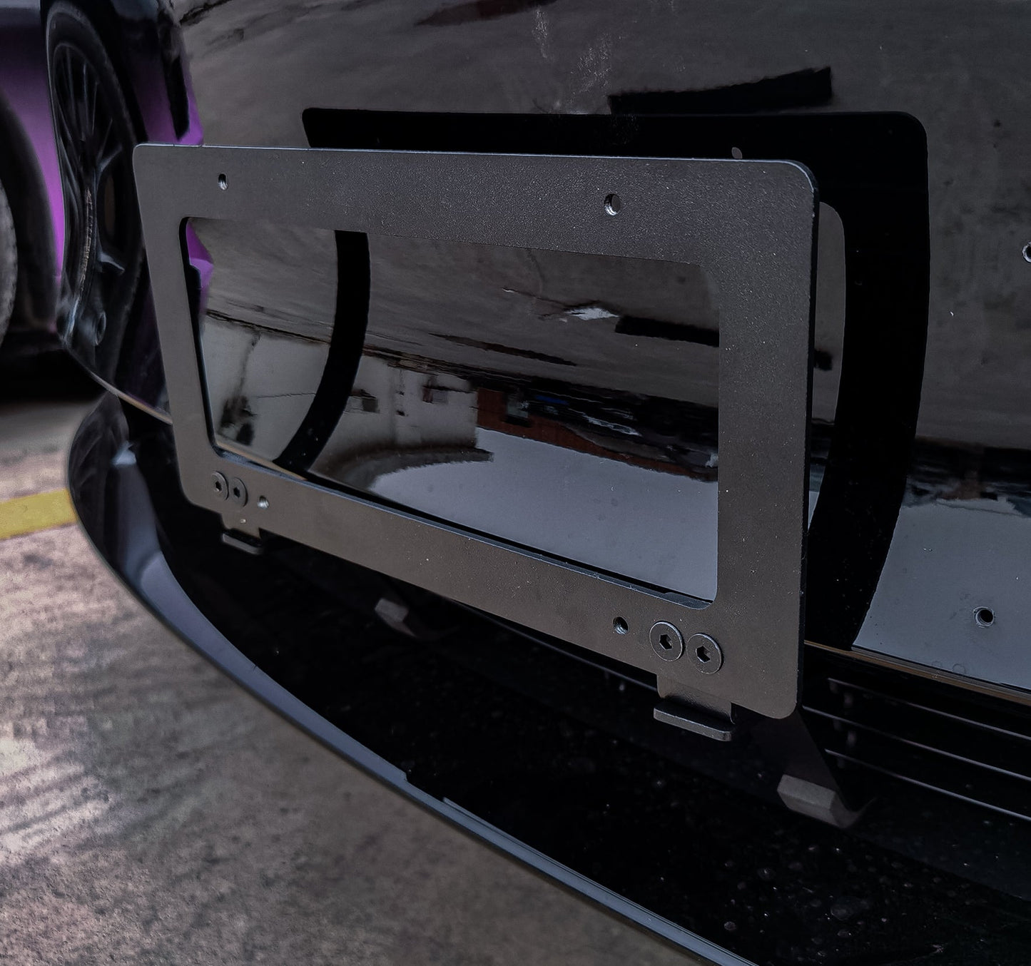 Tesla License Plate Frame for Model 3 Model Y 2021,License Plate Cover Accessories fit Standard US(Matte Black)