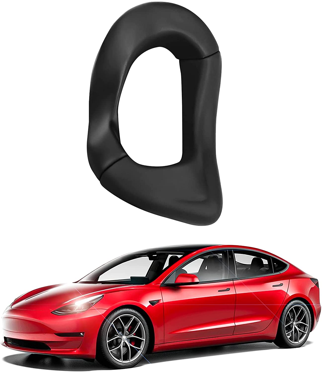 Tesla Model 3/Y Steering Wheel Booster Automatic FSD Assisted Car Vehicle Driving Auxiliary Compatible Booster Counterweight Ring