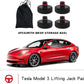 Tesla Model 3 Jack Pad Floor Protects Battery and Paint Jack Pad Adapter with Storage Bag,Fits All Tesla Vehicle (4 PCS)