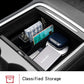 Model 3 Model Y Center Console Organizer, Armrest Flocked Storage Box, 2021 Tesla Model 3 Model Y Accessory